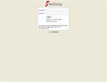 Tablet Screenshot of netdialog.odsherred.dk